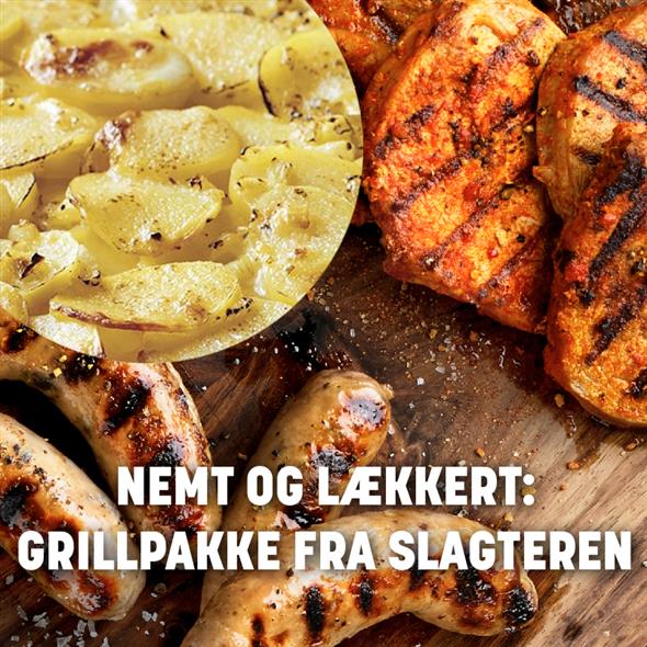 Priskup spar 50% på slagterens grillepakke